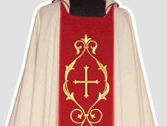 Embroidered chasuble